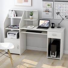 This desk, found on wayfair, has 4.5 out of 5 stars. Latitude Run Anas Computer Desk Wayfair Ca In 2020 White Desk Bedroom Desk In Living Room Room Ideas Bedroom