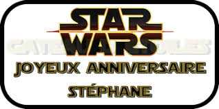 Pour les 30 ans de françois, grand fan de star wars s'il en est : Etiquette Azyme Star Wars