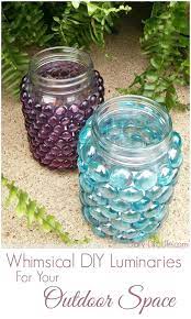 Whimsical Diy Mason Jar Luminaries