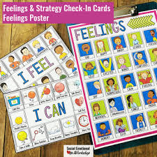 Feelings Check In Activities And Feelings Chart For Social Emotional Learning