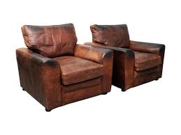 Westwood faux leather tub chair armchair dining living room lounge office modern furniture vintage brown new. Pair Of Very Large Vintage Brown Leather Armchairs For Sale The Kairos Collective Uk