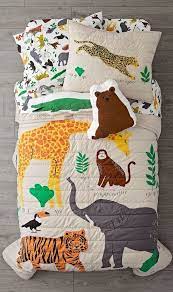 Our Applique Jungle Animal Bedding Will