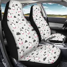 Personalized Penguin Car Seat Cover