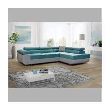 fabric lido l shape corner sofa bed