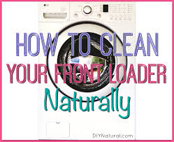 how to clean front load washer clean