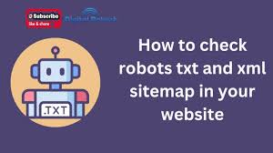 how to check robots txt and xml sitemap