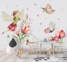 Magic Fairy Garden Wall Decal Fairy