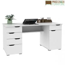 The desk is of great quality although it does have a couple of marks on it, these are minimal and not extremely noticeable. Home Office Desks Alphason Kentucky White Oak And Gloss White