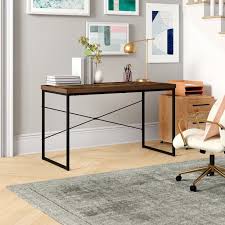 A desk is like a small version of a house, and all the. Modern Simple Study Desk Home Office Corner Computer Table With X Shaped Metal Frame Laptop Table For Home Office Notebook Desk Oak Black W13910 Walmart Com Walmart Com