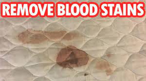 how to get blood out of mattress using