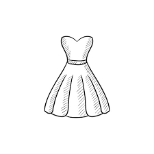 Ver más ideas sobre ropa para dibujar, ropa, anime ropa. Dress Sketch Icon For Web Mobile And Infographics Hand Drawn Royalty Free Cliparts Vectors And Stock Illustration Image 84118092