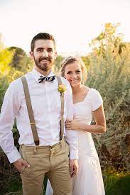 Wear whatever you're comfortable in, including a white dress that's not meant to be a wedding dress. How To Nail The Casual Groom Style Chwv