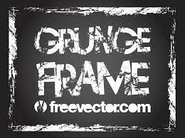 grunge frame vector vector art