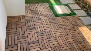 Outdoor Ipe Deck Tile Flooring Size