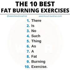what are the best fat burning exercises