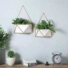 Metal Cachepot Wall Planters