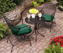 Sturdy& rustproof cast aluminum well welded, electrostatically powder coated finished. Bistro Patio Table And 2 Chairs