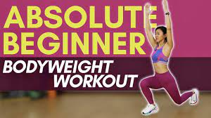 absolute beginner bodyweight workout