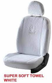 Towel Super Soft White Seat Covers At
