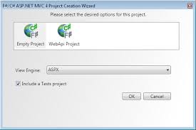 asp net mvc 4 web application with f