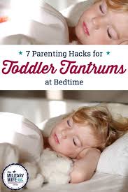 toddler tantrums at bedtime