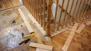 Apply a small amount of pvc glue or silicone caulk to the. Fitting Flooring Around Stair Rail Spindles