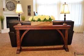 25 Diy Sofa Table Plans To Build Your