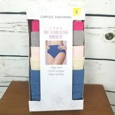 Details About Carole Hochman Panties Womens 5 Pack Small Blue Pink Neutral Seamless Brief