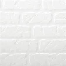 Retro Art Bricks White Backsplash Tiles