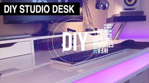 You can also find some great hacks with this system to create cdj shelves and dj. Diy Studio Desk Tisch Ikea Hack Danny Chris Youtube