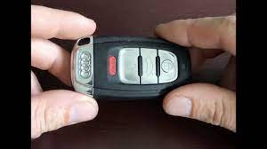 How to open an Audi Key Fob - YouTube