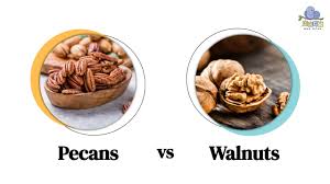 pecan vs walnut two nutrition