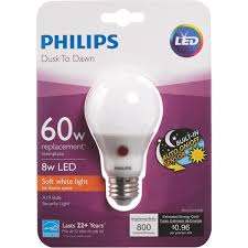 Philips A19 Medium Dusk To Dawn Led Light Bulb Walmart Com Walmart Com