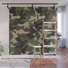 Military Camouflage Wall Mural By Nobel