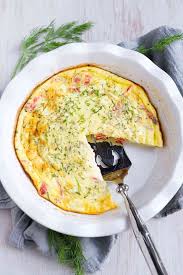 crustless smoked salmon quiche recipe