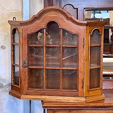 Vintage Oak Wall Hanging Cabinet