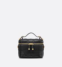 small diortravel vanity case black