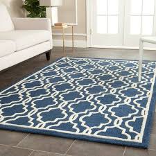 geometric interlace area rug