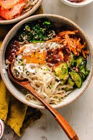 vegetarian bibimbap recipe korean rice