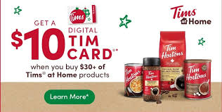 tim hortons gift card promotion save