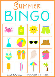 Entertain the kids (or adults) on a long drive. Summer Bingo Free Printable Grace And Good Eats
