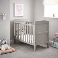 Obaby Grace Mini Cot Bed In Warm Grey