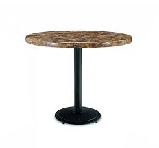 Mufton Gold Round Marble Table With