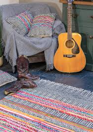rishikesh handloom recycled indian rug