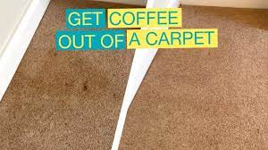 old coffee stain from your carpet