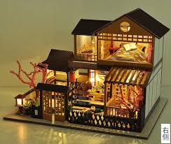 Garden Wooden Miniature Doll House Kit