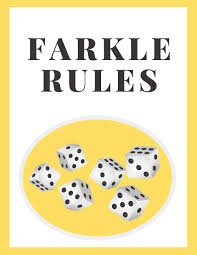Farkle Rules 120 Farkle Score Pads Farkle Dice Game