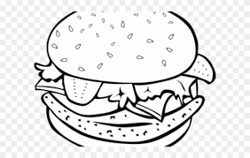 How to color mcdonald french fries kids coloring page. Hamburger Clipart Coloring Hamburger Coloring Transparent Free For Download On Webstockreview 2021