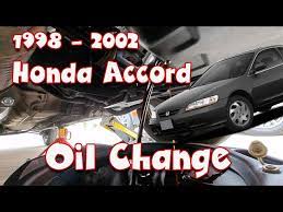2002 honda accord oil change 2 3l you