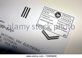 How to address mail accurately. A Canada Post Postage Paid Stamp On A Letter Photographed Against A White Background Stock Photo Alamy